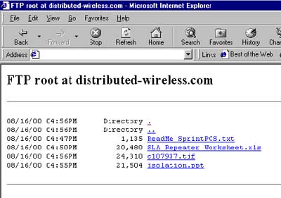 Win95 IE4 Interface